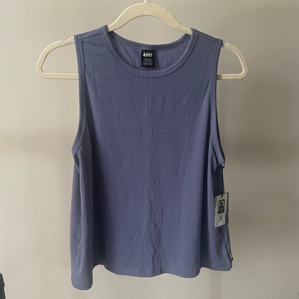NWT REI blue yoga tank